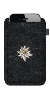 Filztasche für iPhone 4/4s in schwarz