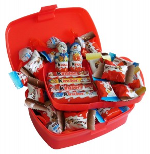 Süßigkeiten Geschenkbox von Kinder