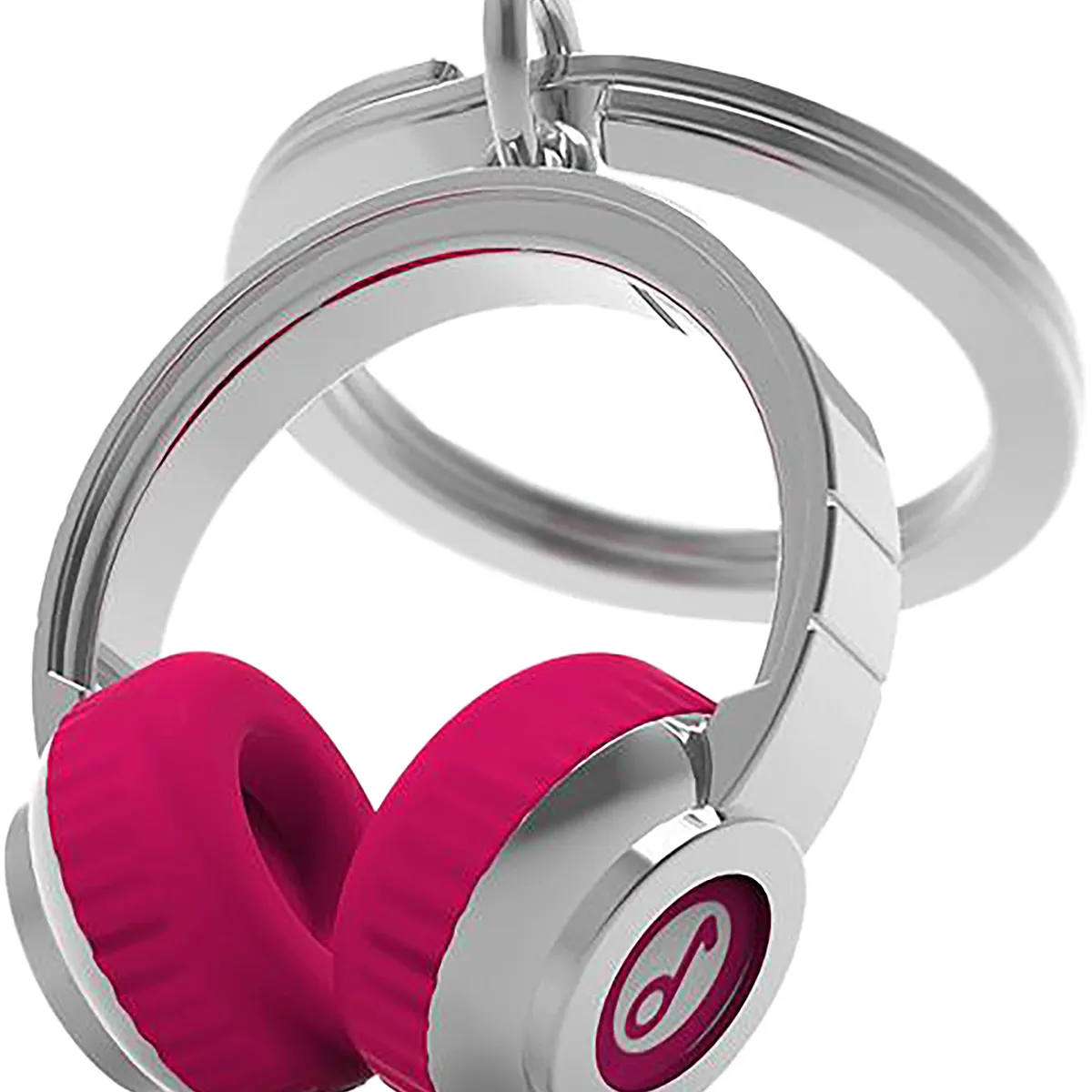 Kopfhörer Schlüsselanhänger in pink