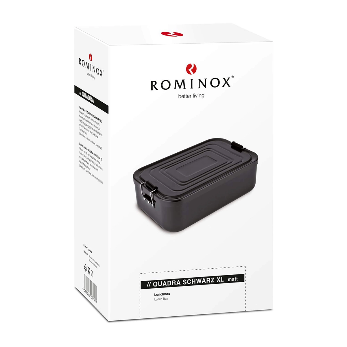 Verpackung Rominox Brotdose schwarz 