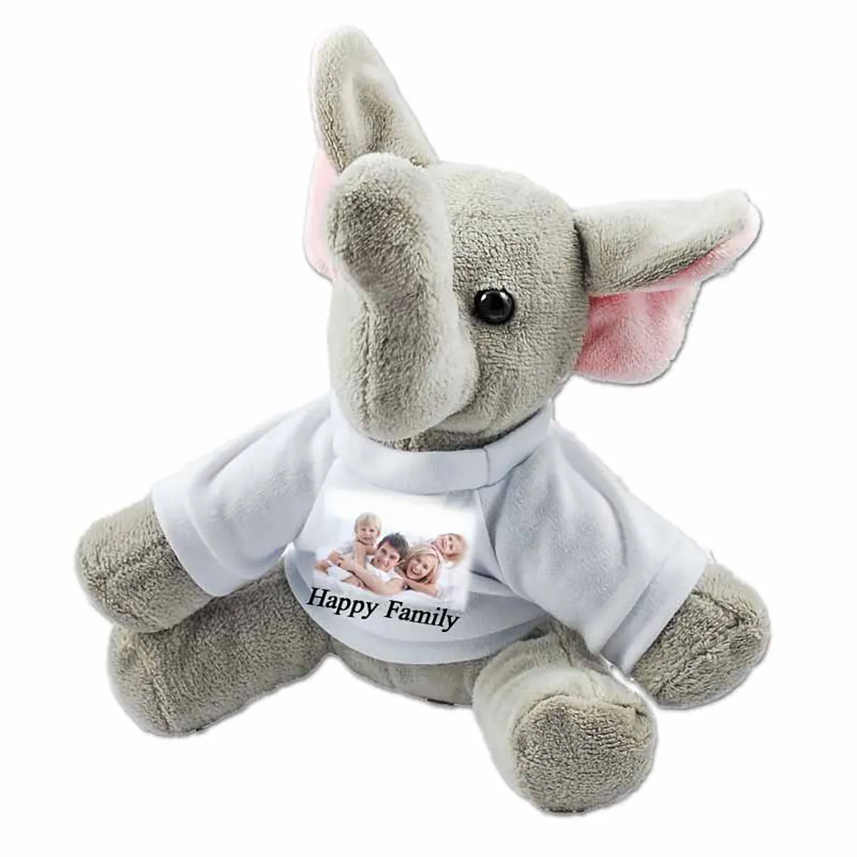 Kuscheltier Elefant mit T-Shirt Durck